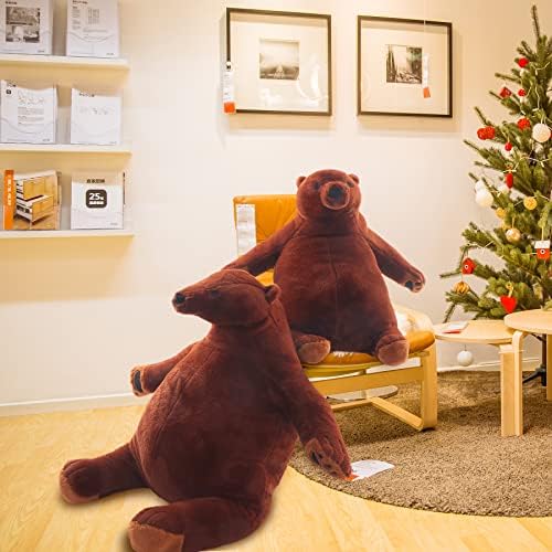 SNOWOLF Giant Cuddly Brown Teddy Bear Stuffed Animal