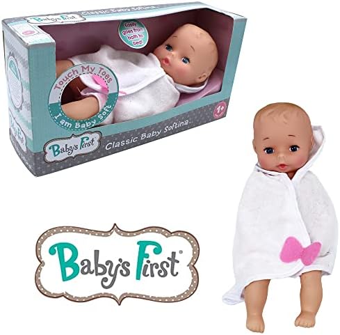 Babys First Bathtime Baby Softina Doll