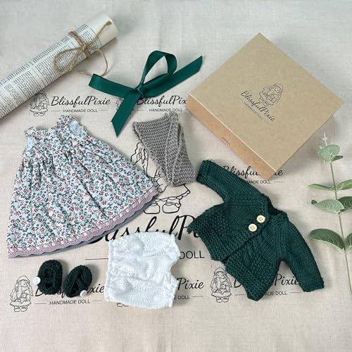 BlissfulPixie 12 Inch Waldorf Doll Clothing Set