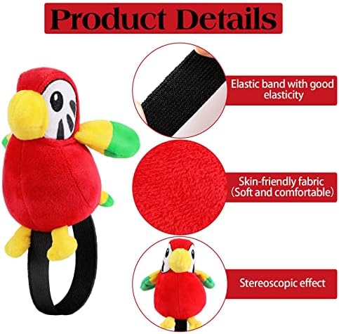 Kathfly 3 Pcs Pirate Parrot Shoulder Prop Toy