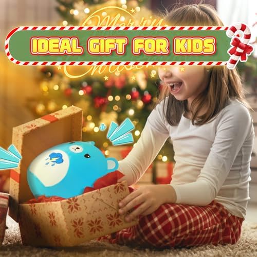 Auspicious Beginning Blue Bear Plush Toy - 11 Inch