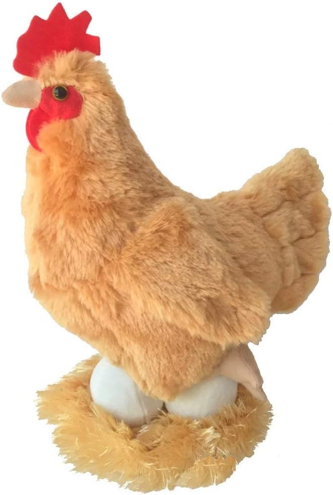 Adore 12 Inch Standing Penny The Hen Plush Toy