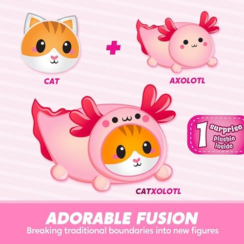 JOYIN Stuffed Animal Kawaii Axolotl Cat Plushie 11 Inch Cute Pillow