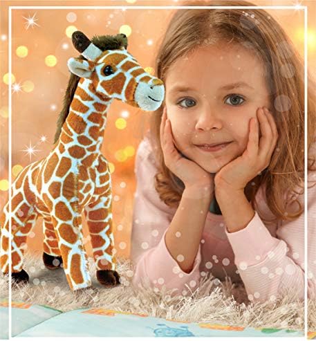 DolliBu Plush Giraffe - Soft Huggable Wild Animal Toy 125 Inch