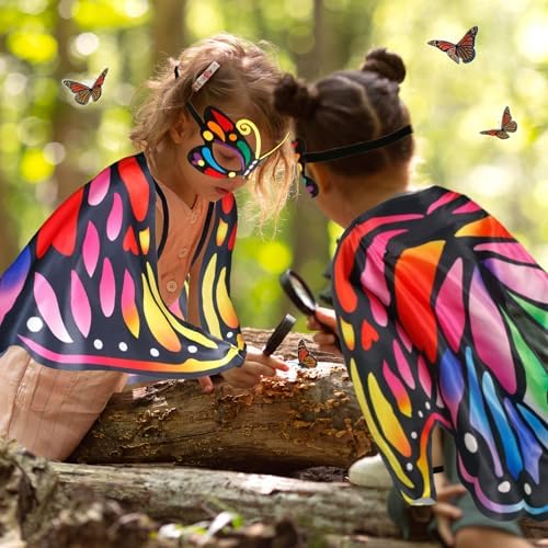 Creatoy Toddler Butterfly Wings Costume for Girls