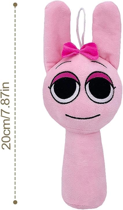Sprunki Game Plush Pillow Doll Pink 1