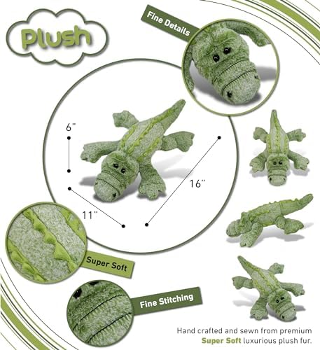 Puzzled DolliBu Alligator Large Super Soft Plush Toy