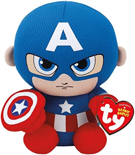 Ty Captain America Plush Stuffed Animal 8