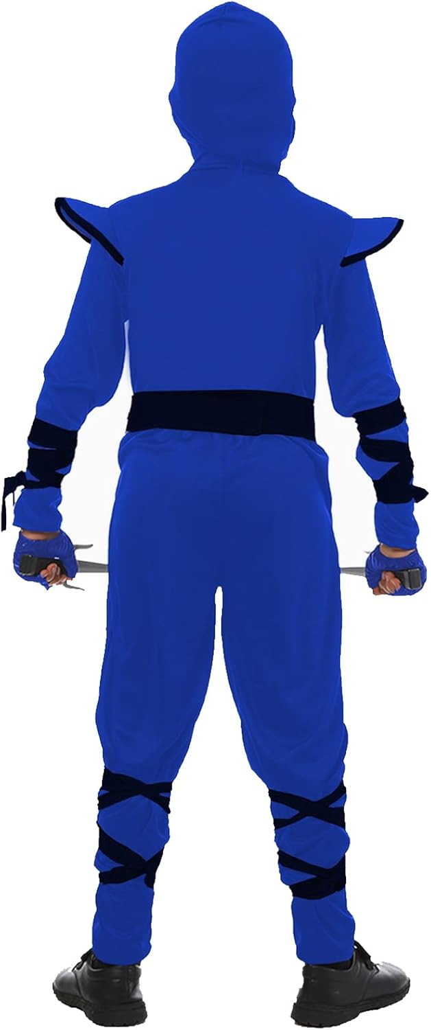 SATKULL Kids Ninja Costume Set with Accessories