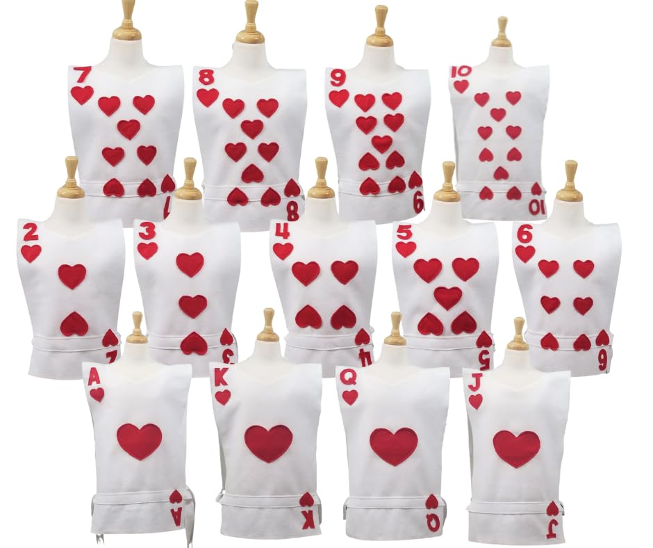 Jack of Hearts Costume Tunic - Kids 4-9y