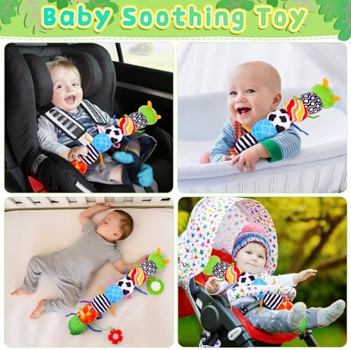 Cute Caterpillar Baby Tummy Time Musical Toy