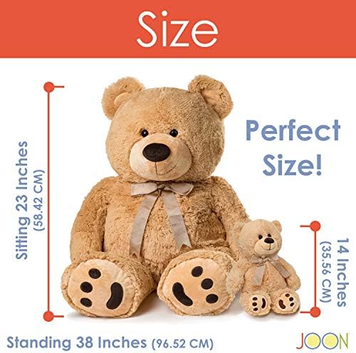 JOON Huge Teddy Bear - 38 Inches Tan Fluffy