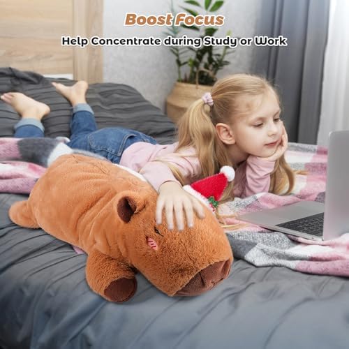 Bobbie Laxi 25 Capybara Weighted Plush Toy