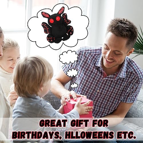 Jenaai Mothman Plush Toy - Halloween Costume Gift for Kids and Adults
