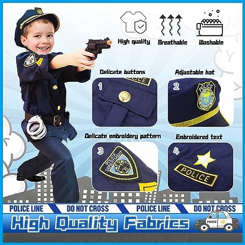 Kizzyland Police Officer Costume for Kids 1