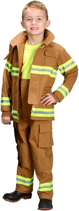 Aeromax Jr Fire Fighter Suit - Tan Size 68