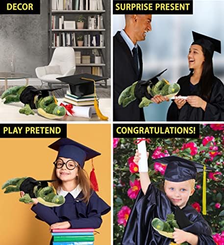 DolliBu Alligator Graduation Plush Toy - 18 Inches