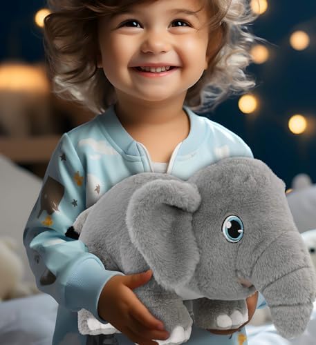 DolliBu Elephant Eco-Friendly Stuffed Animal 14 Inch