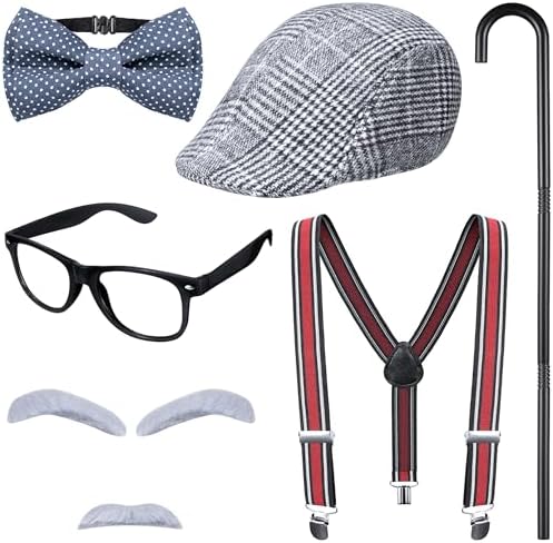 Bosvin Old Man Costume Set for Kids