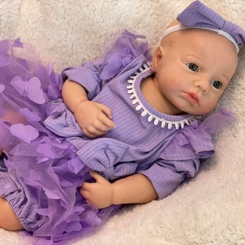 OtardDolls Realistic 18 Inch Silicone Baby Doll Set