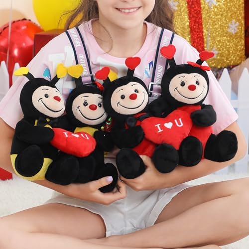 Yohaki Cute Bee Plush Stuffed Animal 2 in 1 Valentines Gift