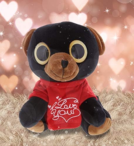 DolliBu I Love You Valentine Bear Plush - 8 Inches