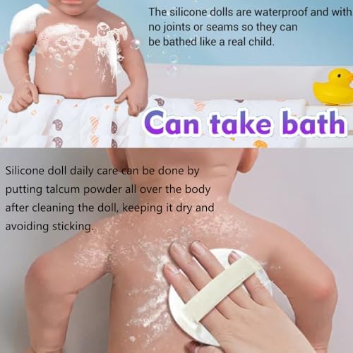 Abenduot 16 Inch Silicone Baby Doll with Weight
