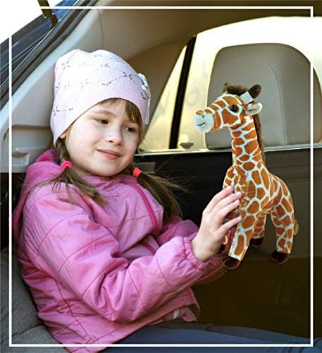 DolliBu Plush Giraffe - Soft Huggable Wild Animal Toy 125 Inch