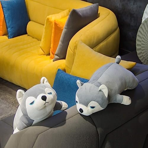 Meowtastic Husky Weighted Plush Toy - 28 Inch 40 lbs