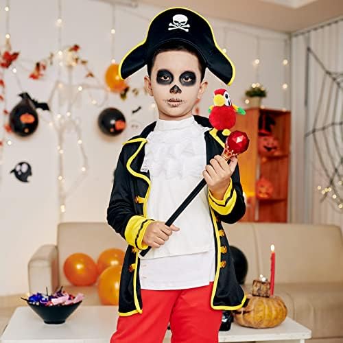 Kathfly 3 Pcs Pirate Parrot Shoulder Prop Toy