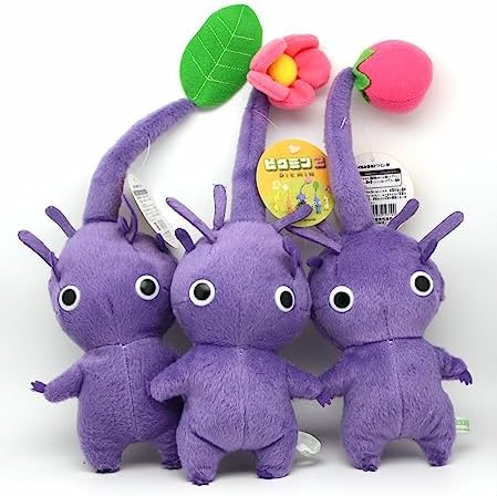 2023 New Purple Pikmin Plush Toy 118 Inch Stuffed Animal