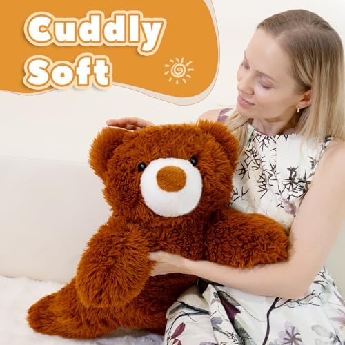 Brown Bear Plush Stuffed Animal 20 Inches Cute Toy