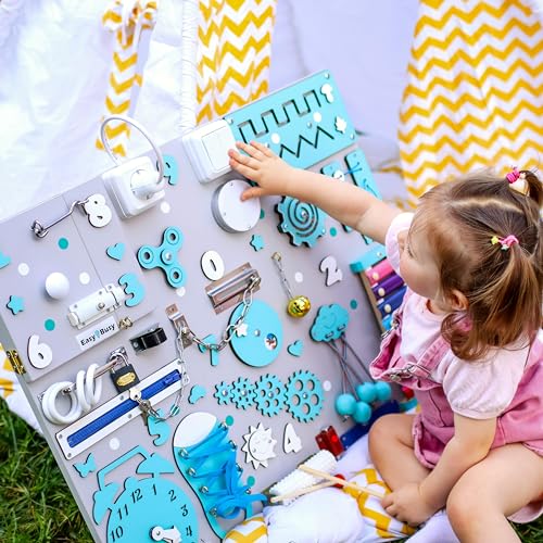 Montessori Busy Board for Toddlers and Adults