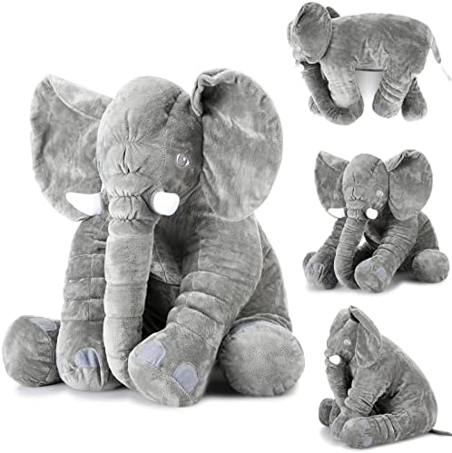 Yulejo Giant Gray Elephant Plush Toy 157 Inch