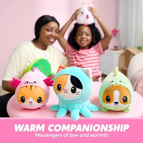 JOYIN Stuffed Animal Kawaii Axolotl Cat Plushie 11 Inch Cute Pillow