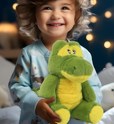 DolliBu Alligator Plush Toy Soft Eco-Friendly 9 Inches