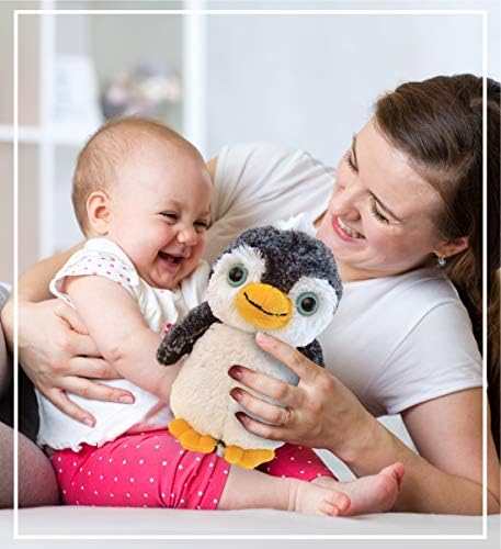 Puzzled DolliBu Plush Penguin - Soft 9 Inch Huggable Toy