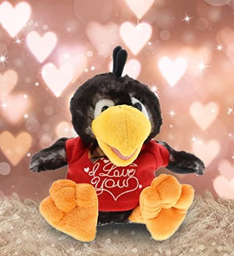 DolliBu I Love You Valentine Plush Sitting Crow - 95 Inches