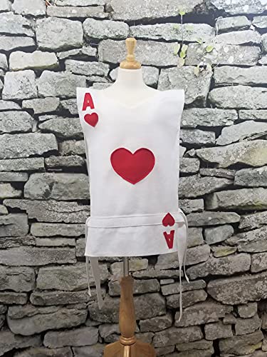 Jack of Hearts Costume Tunic - Kids 4-9y