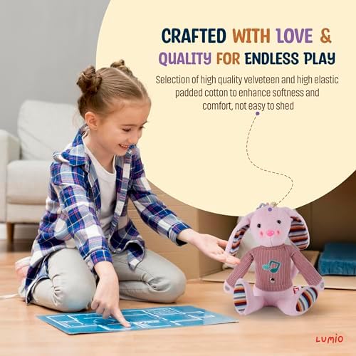 Lumio Musical Bunny Plush Toy with Lights Sounds 1
