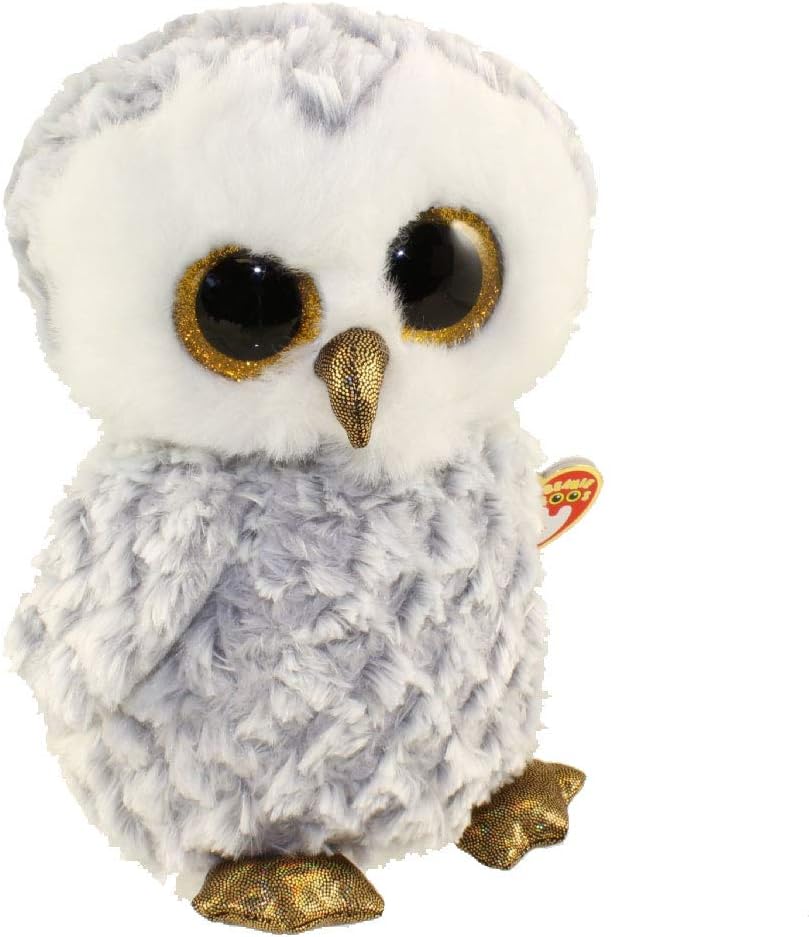 Ty Beanie Boos Owlette - WhiteGray Medium 1