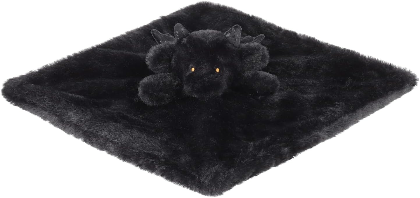 Apricot Lamb Black Dragon Baby Lovey Security Blanket