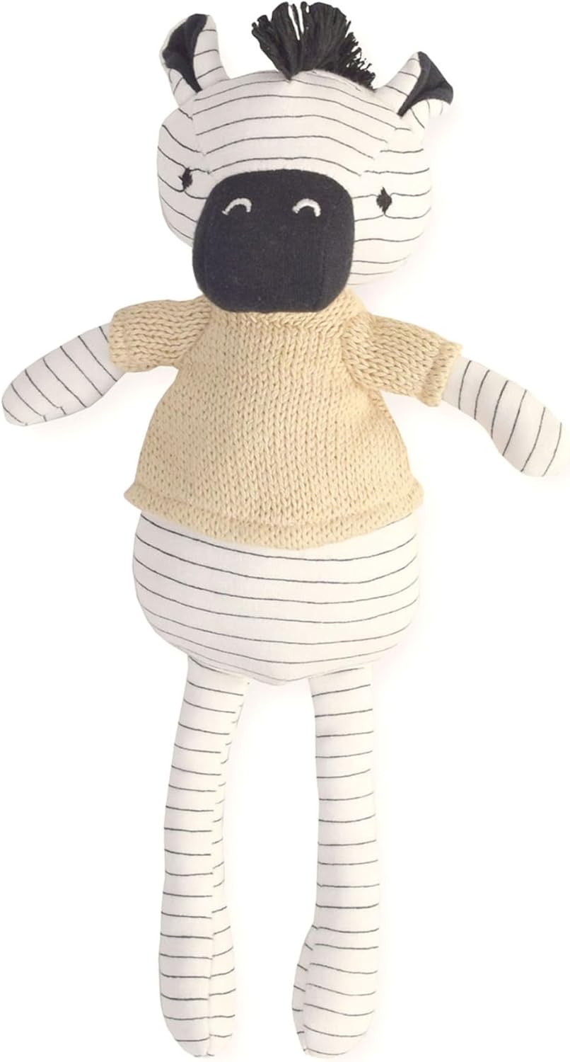 Crane Baby Zulu the Zebra Plush Stuffed Animal