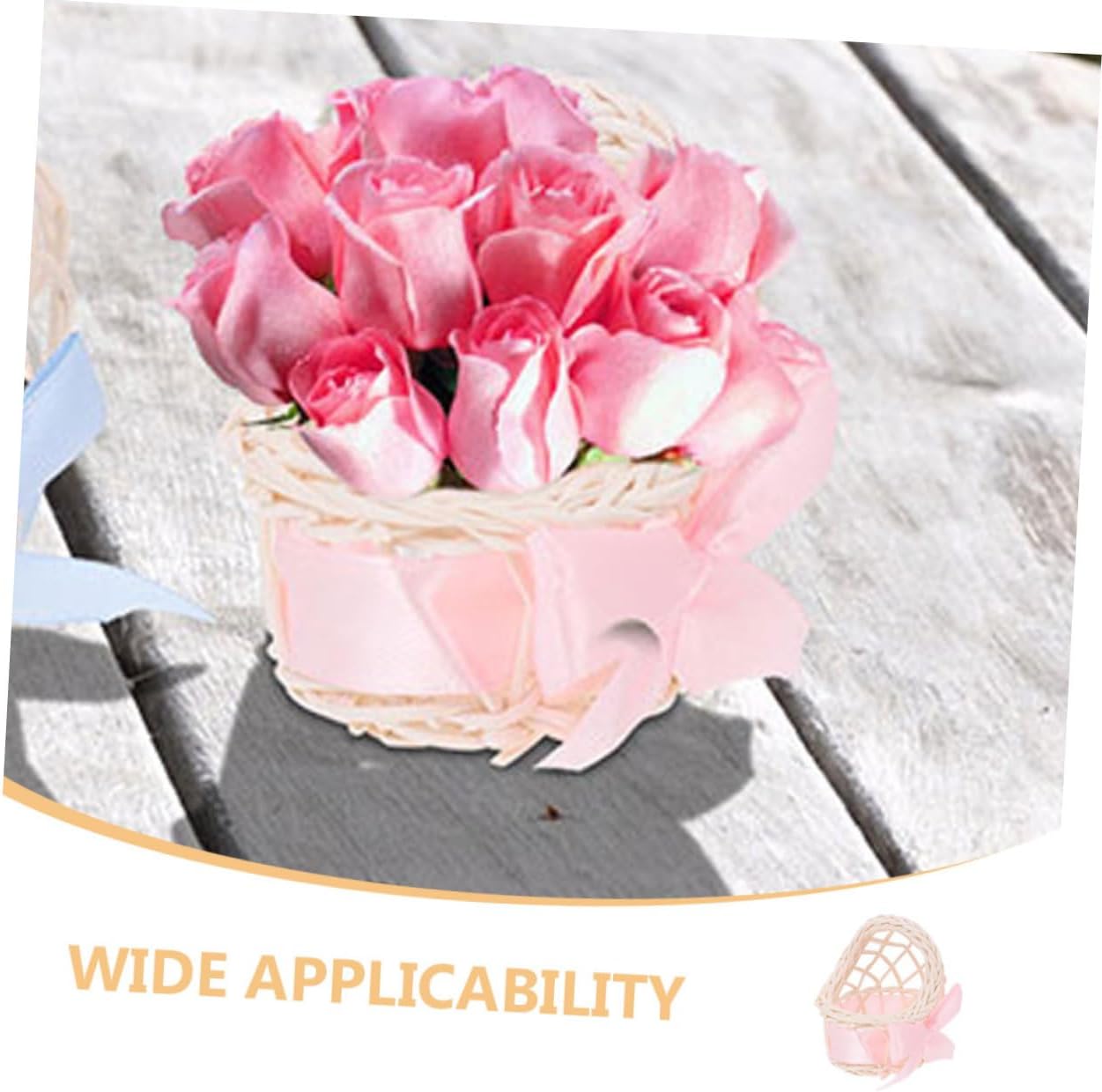 BESPORTBLE Mini Woven Basket Party Favor 6pcs 1