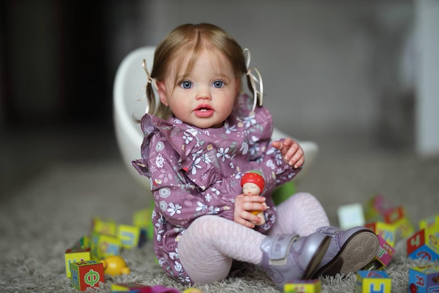 Angelbaby 24 Inch Lifelike Reborn Toddler Girl Doll
