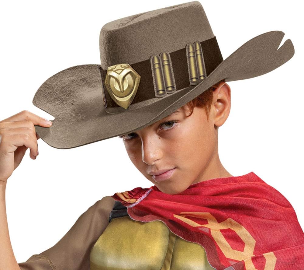 Overwatch McCree Costume for Kids Muscle Padded Jumpsuit