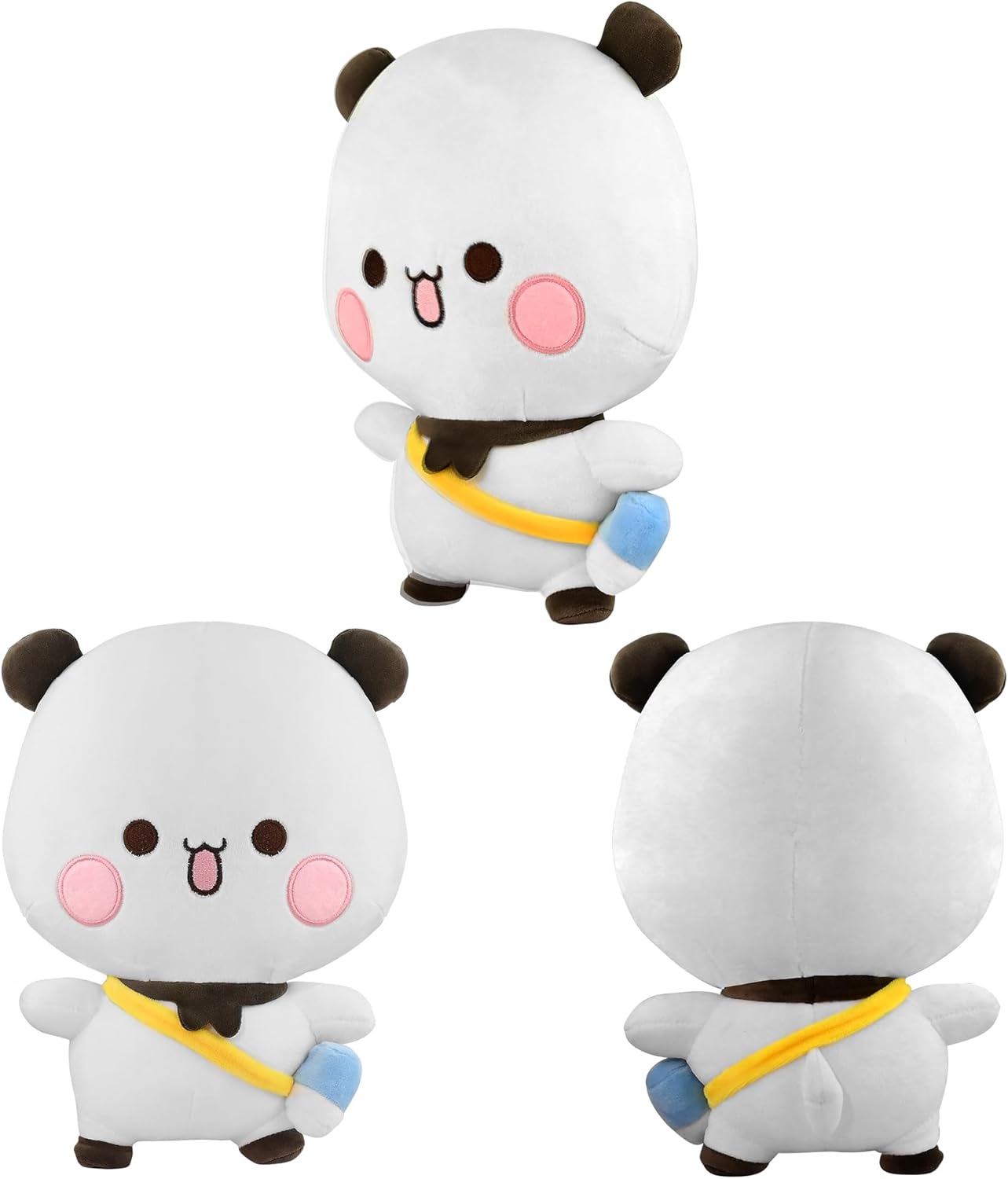 CEMELI 2 Pack White Bear and Brown Bear Plush Toys
