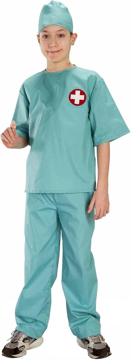 Doctor Surgical Scrubs Child Costume Medium