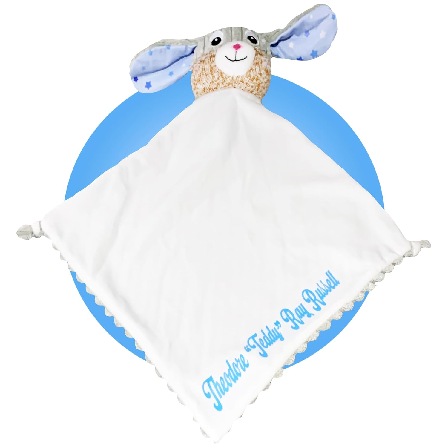 Baby Birth Stats Plush - Starry Night Bunny
