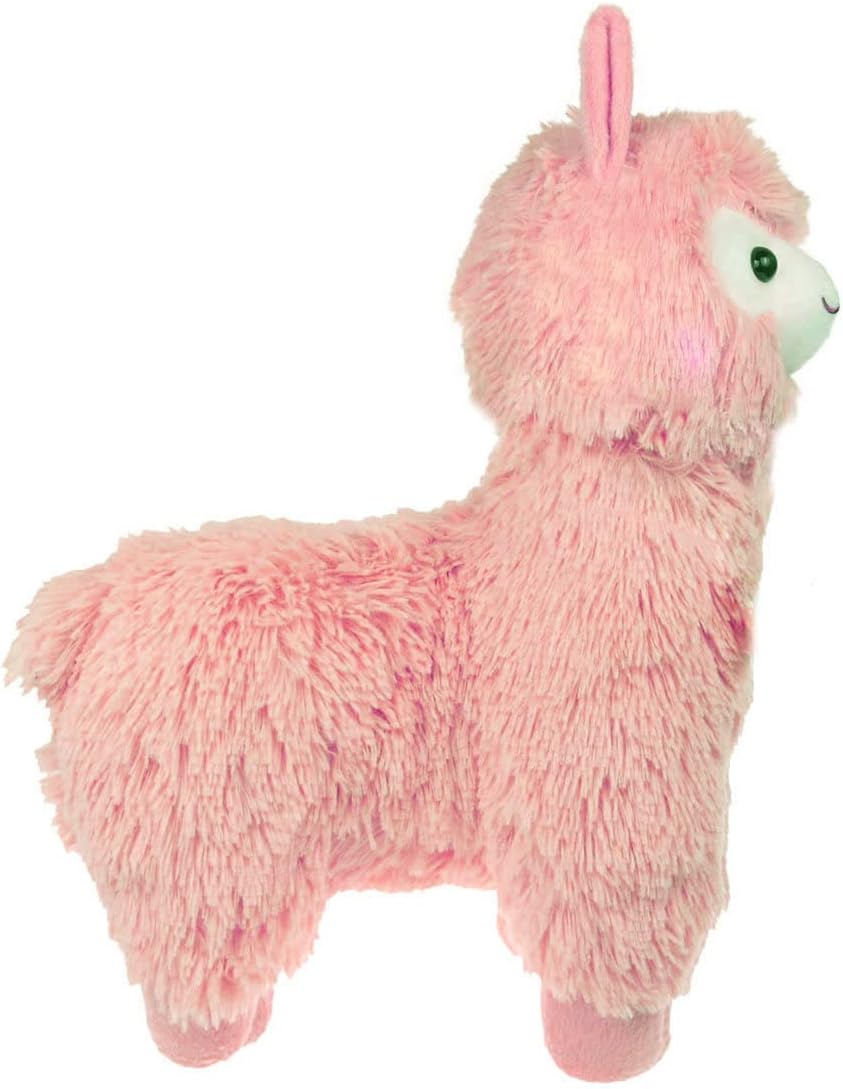Tollion Cuddly Soft Pink Alpaca Toy - 7 Inch Plush Doll